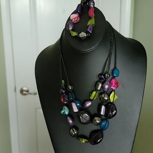 Necklace and bracelet